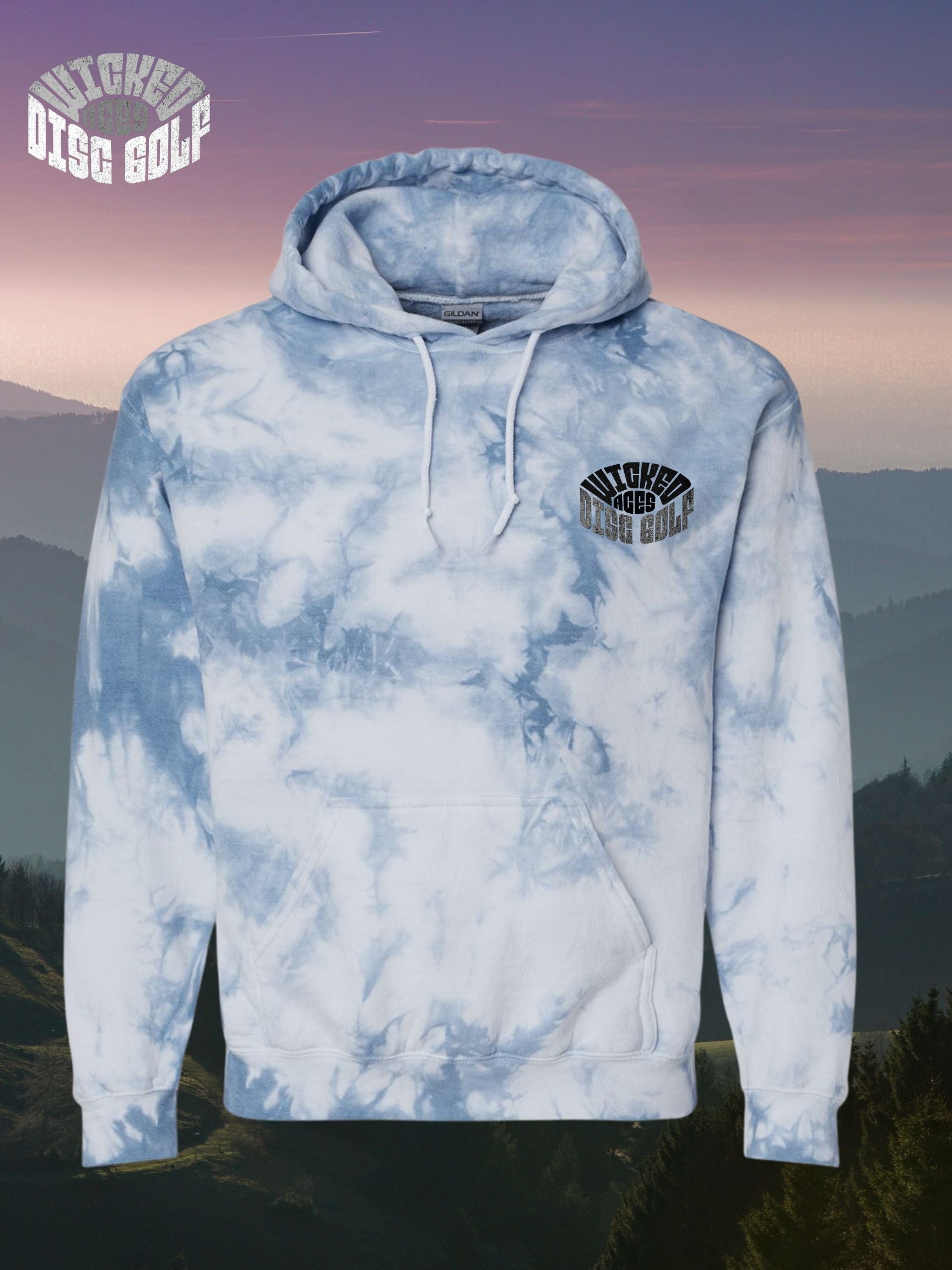 Wicked Aces Crystal Wash Hoodie image 0