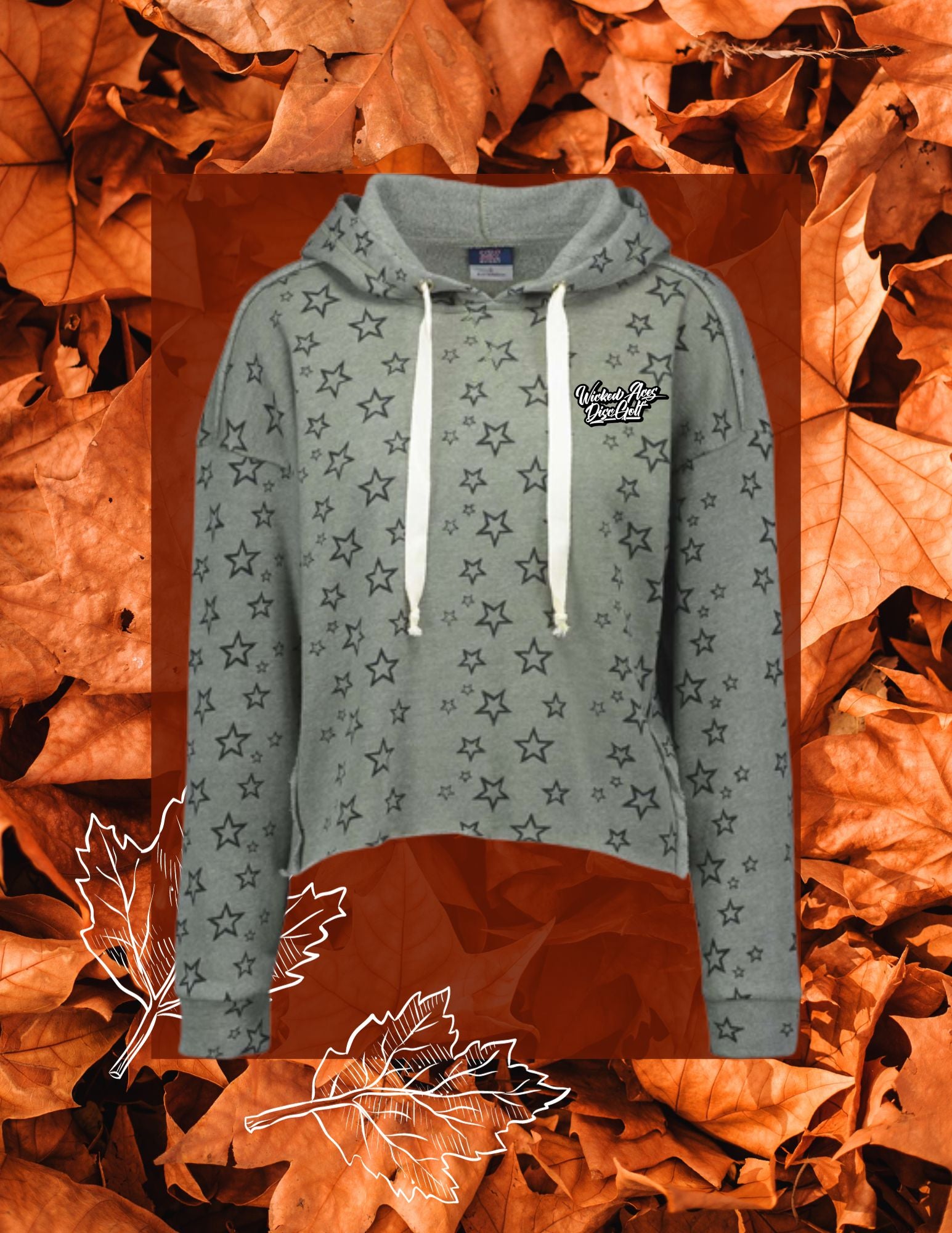 Starry Crop Women's Hoodie image 0